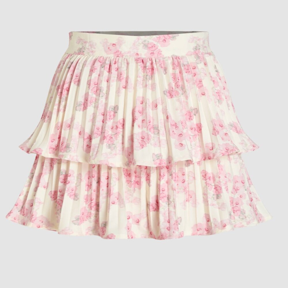 LoveshackFancy Style Floral Skirt